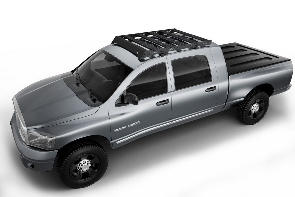 3500 Rack Rear 2010-2018 Dodge Ram 2500/3500 Crew Cab Low Profile Roof Rack Brasket