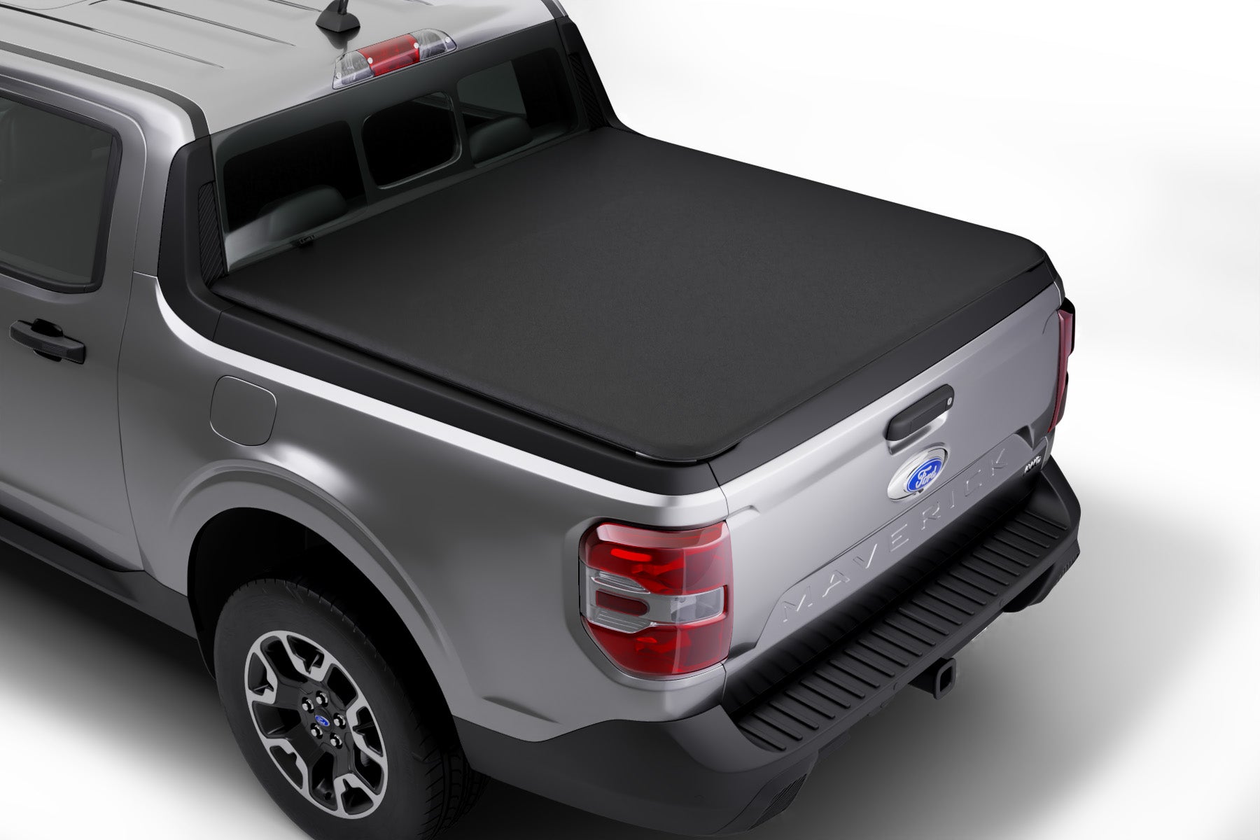 MilesRunner For 2022-2024 Ford Maverick 4.5 Ft Bed Lock Roll Up Vinyl Tonneau Cover