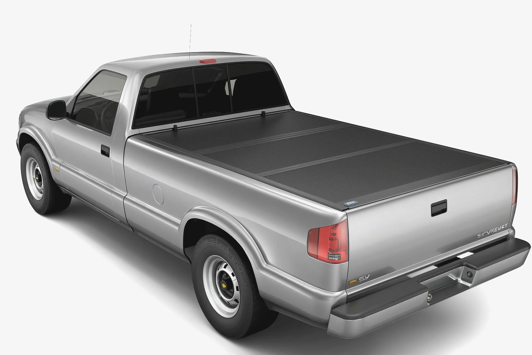 MilesRunner For 1994-2003 Chevy S10 6 Ft Bed Low Profile Hard Tri Fold Tonneau Cover