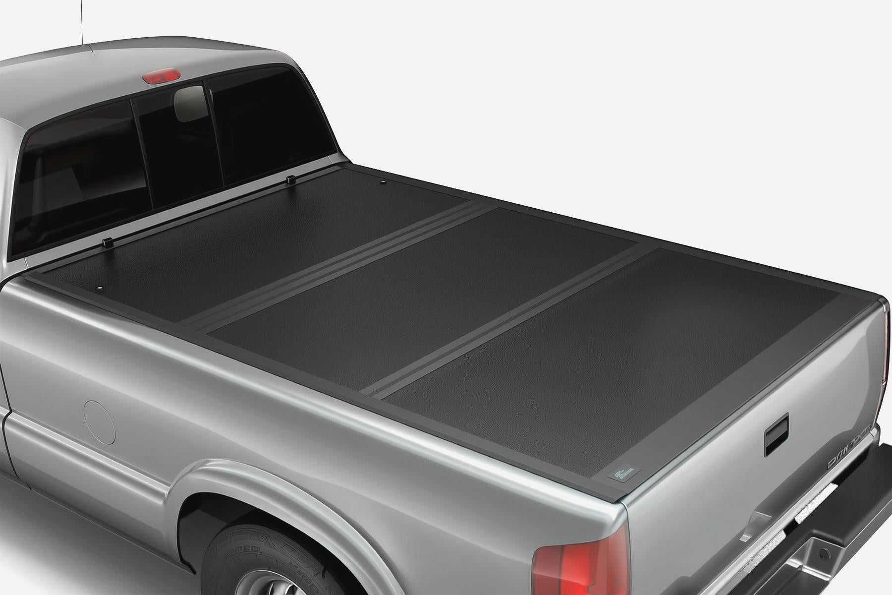 MilesRunner For 1994-2003 Chevy S10 6 Ft Bed Low Profile Hard Tri Fold Tonneau Cover