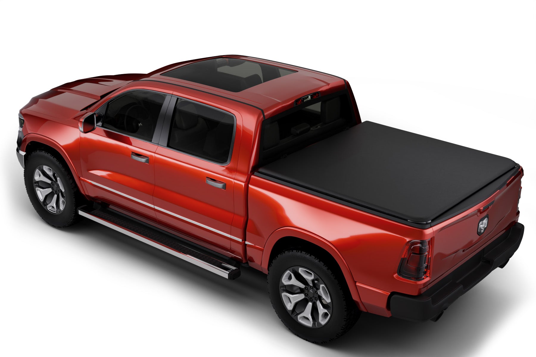 MilesRunner For 2019-2024 Dodge Ram 1500 6.4 Ft Bed Lock Roll Up Vinyl Tonneau Cover