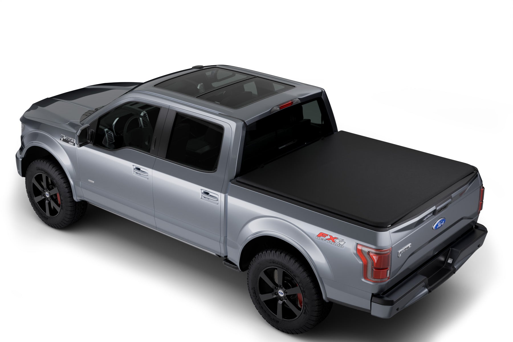 MilesRunner For 2015-2025 Ford F150 6.5 Ft Bed LW Hard Quad Fold Tonneau Cover