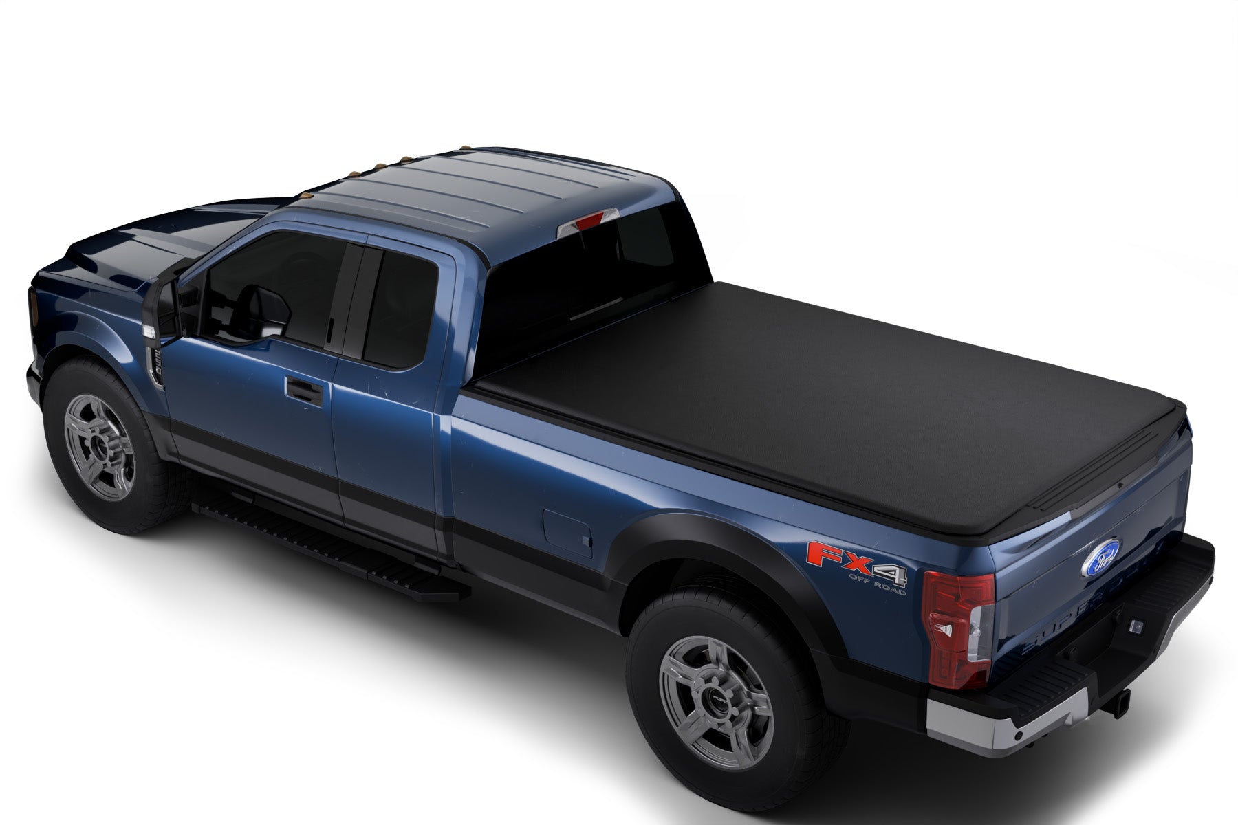 MilesRunner For 2015-2024 Ford F150 8 Ft Long Bed Lock & Roll Up Vinyl Tonneau Cover