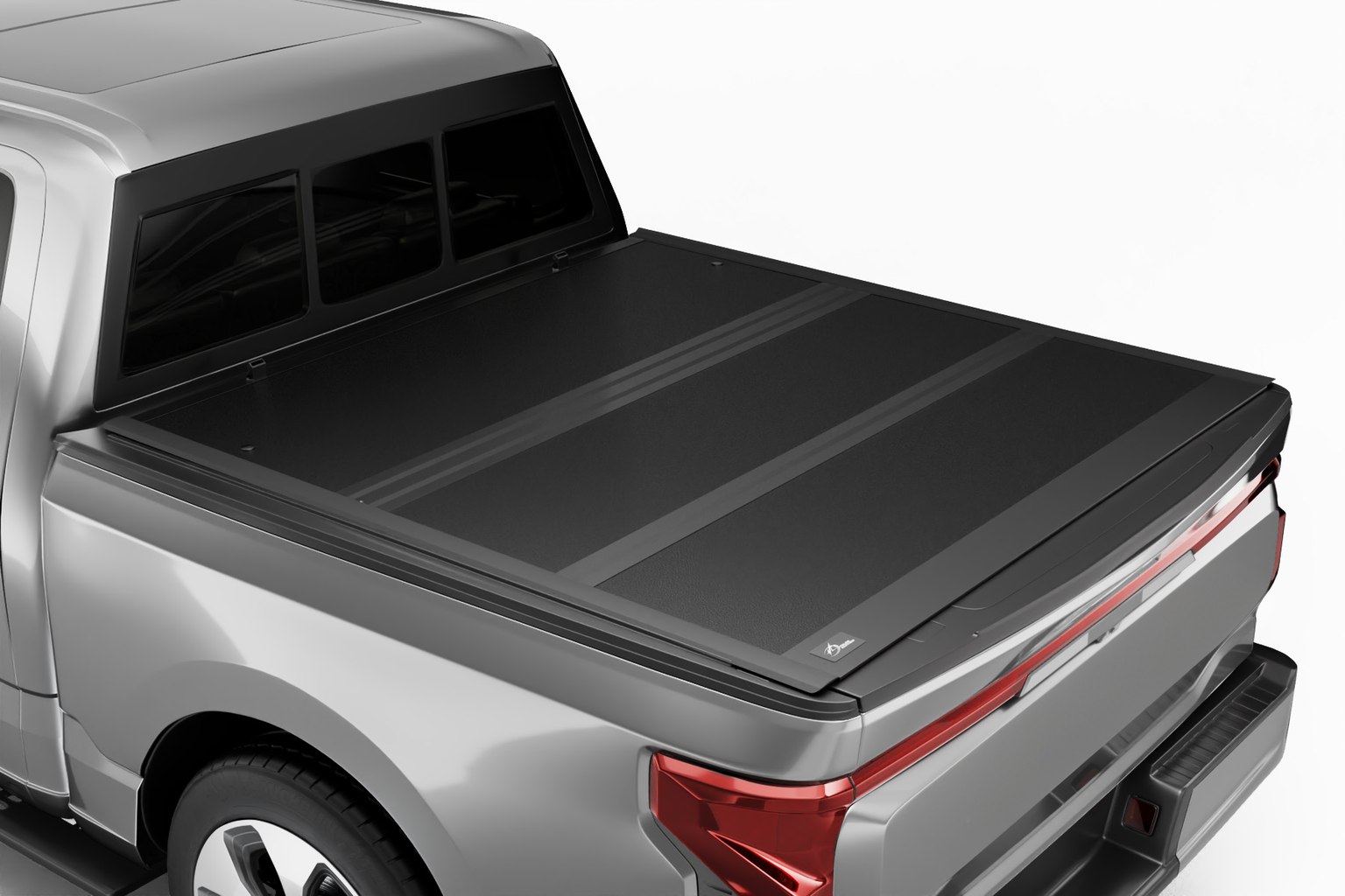 MilesRunner For 2022-2024 F150 Lightning 5.6' Low Profile Hard Tri Fold Tonneau Cover