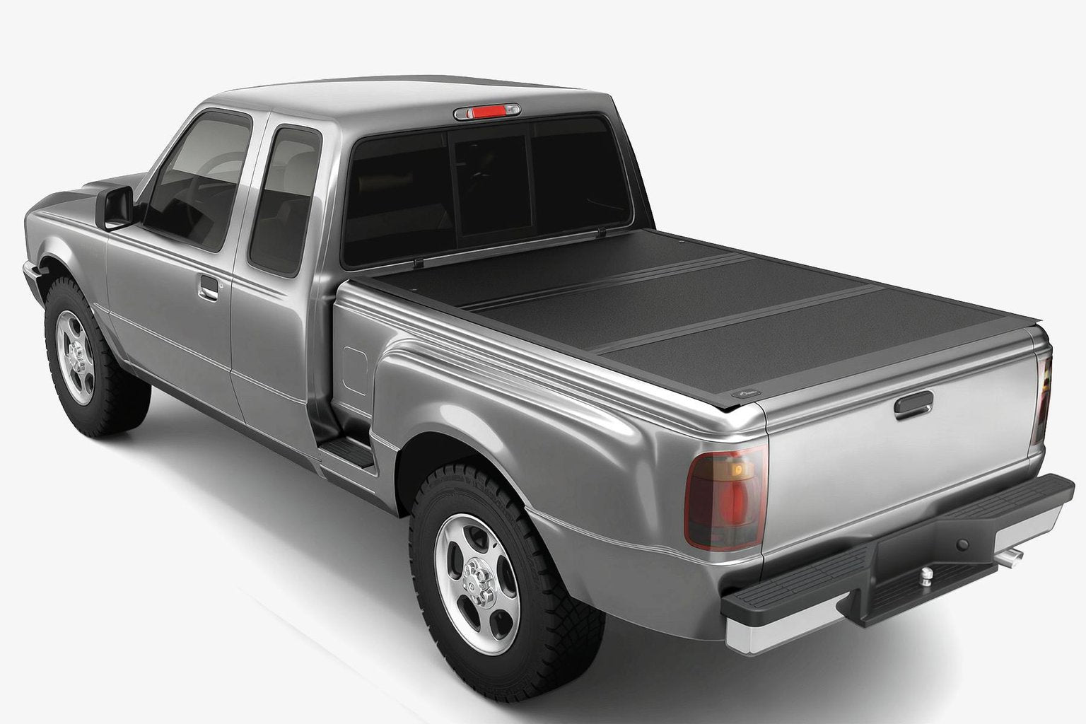 MilesRunner For 1983-2011 Ford Ranger 6' Bed Low Profile Hard Tri Fold Tonneau Cover