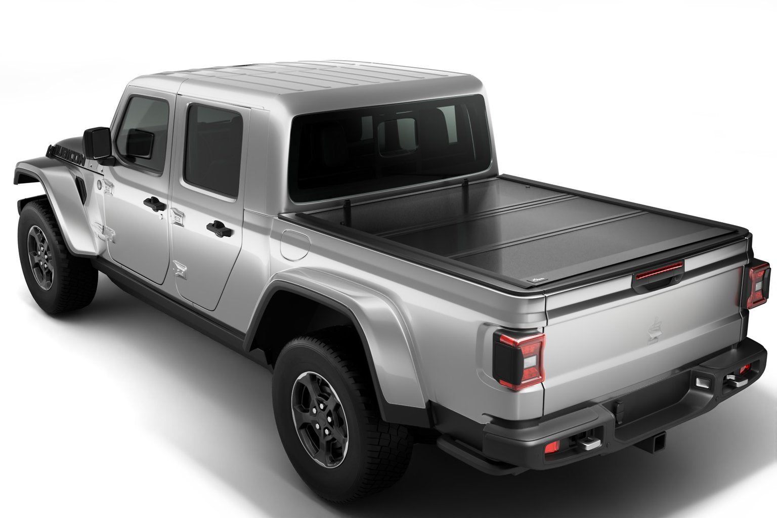 MilesRunner For 2020-2024 Gladiator 5 Feet Bed Low Profile Hard Tri Fold Tonneau Cover
