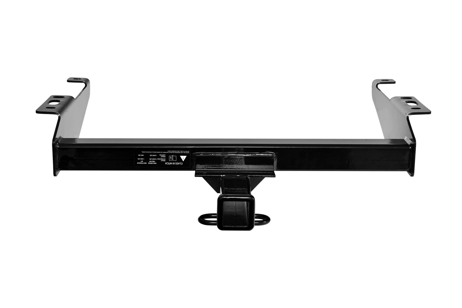 MilesRunner For 1988-2000 Chevy C10 C-Series Class 3 Trailer Hitch Receiver 2" - Blk