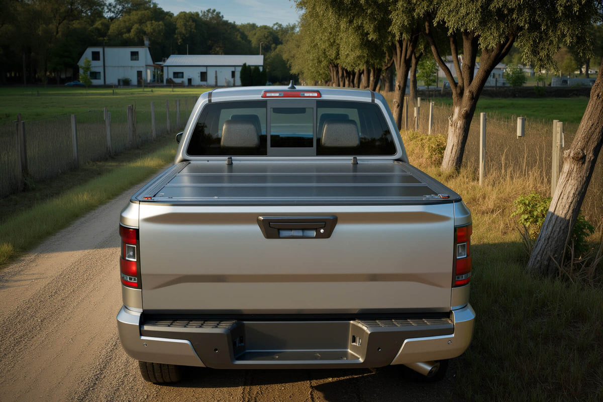 MilesRunner For 2015-2025 Ford F150 6.5 Ft Bed Low Profile Hard Tri Fo