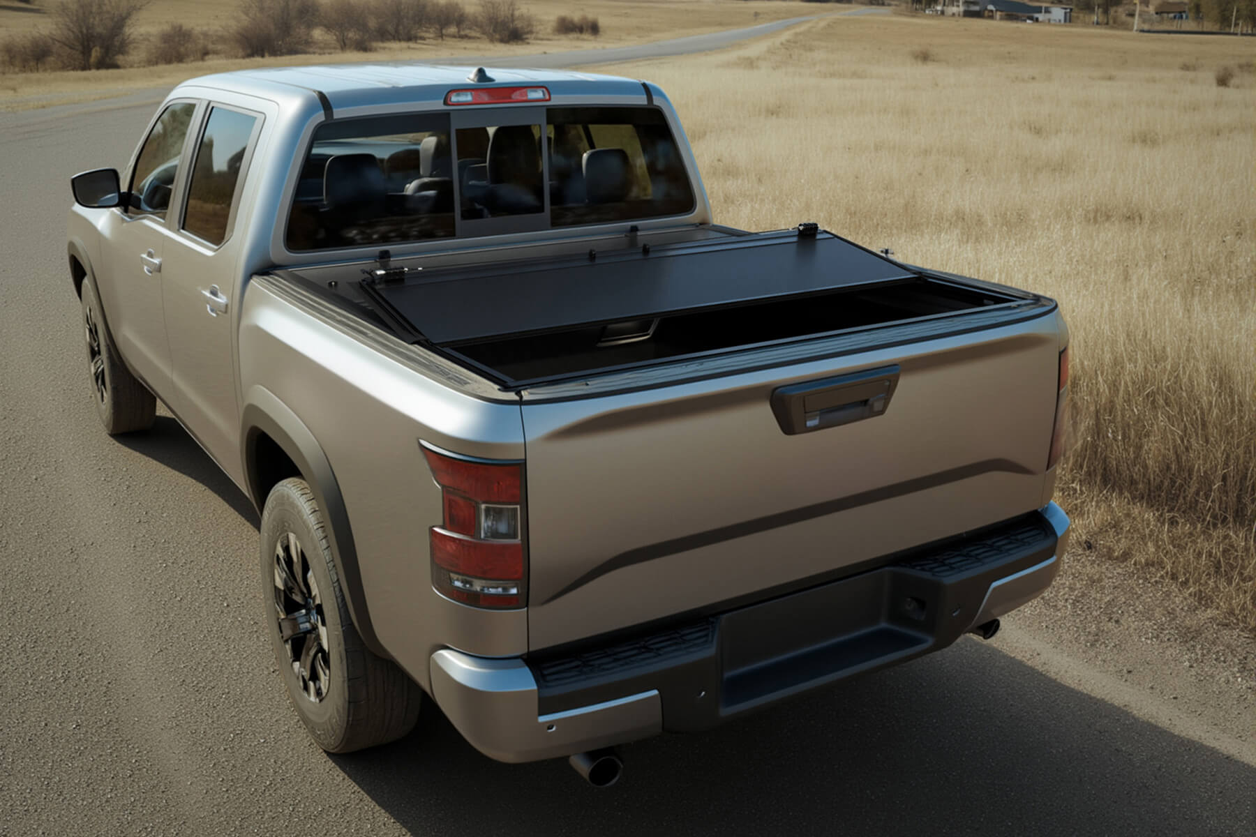 MilesRunner For 07-14 Silverado/Sierra 5.8' Low Profile Hard Tri Fold Tonneau Cover